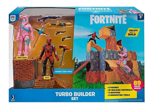 Fortnite Set Construcción Rabbit Vertex Articulados Original