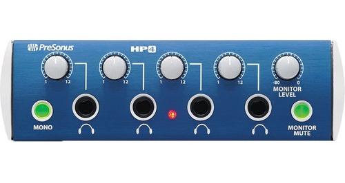 Amplificador Audífonos Presonus Hp4 4 Canales + Envío Expres