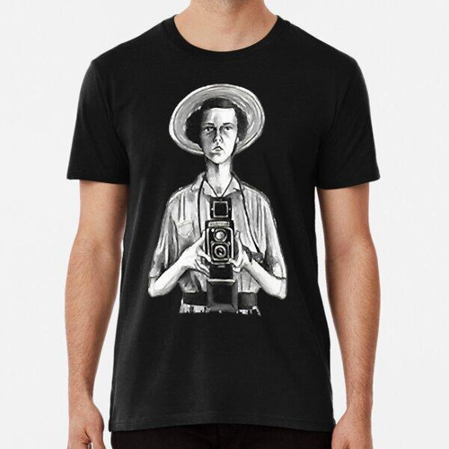 Remera Pegatinas Vivian Maier Algodon Premium