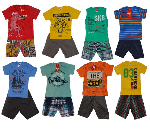 Kit Lote 4 Conjunto Roupa Infantil Menino Masculino Atacado