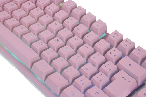 Kit Teclado Gamer + Mouse + Mousepad Rosa Oex