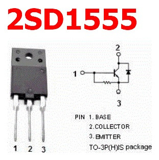 Transistor 2sd1555 1500v 6a Circuito Horizontal