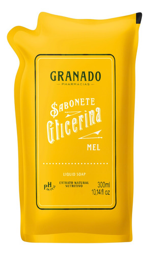 Sabonete líquido Granado de Glicerina Mel em líquido 300 ml