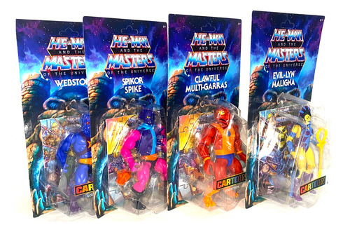 Crawful,spikor,webstor,evil-lyn Wave 3 Cartoon Unpunch. (Usado)