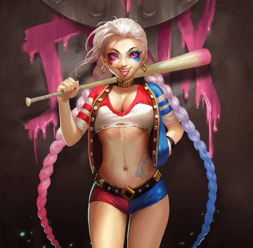 Kit De Pintura Numerada - Harley Quinn T139