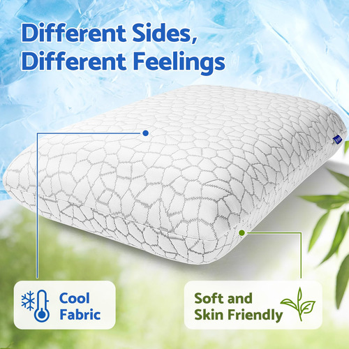 Almohadas Viscoelásticas Cushzone Cooling Queen Size (paquet