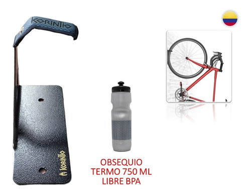 Soporte Pared Bicicleta Original Tornillos Chazos +obsequio