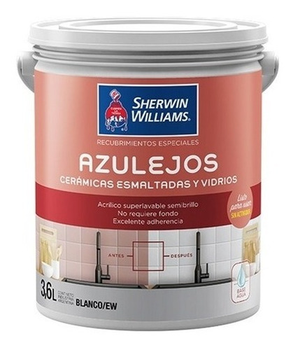 Novacor Azulejos Sherwin Williams X 4 Lts 