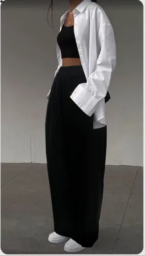 Pantalones pata de elefante de vestir sale