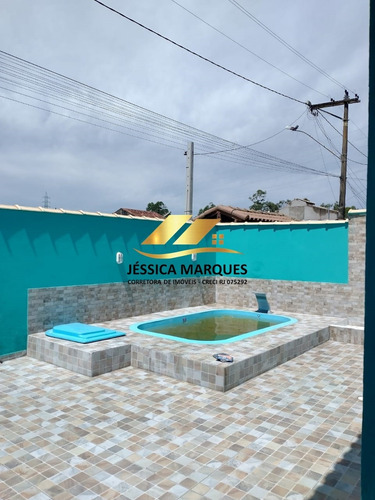 11-4 Casa De 1 Quarto, Piscina E Área Gourmet Em Unamar - Cf