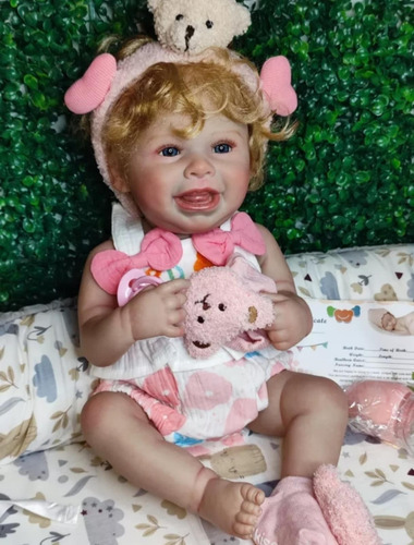 Bebé Reborn Original Vinilo Cuerpo Completo Anahi Doll