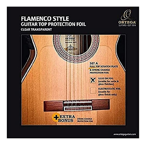 Guitarras Ortega Flamenco Golpeador Con Placa De Rascado Sup