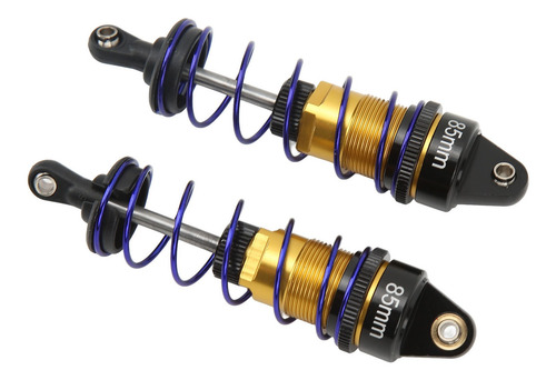 Amortiguador De Resorte Para Coche Rc, 2 Piezas, Ajustable,