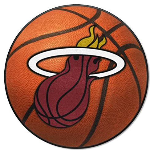 Alfombra Forma De Balón De Baloncesto Miami Heat 10207...