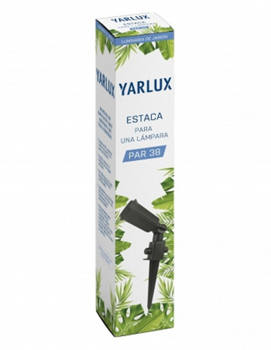 Imagen 1 de 4 de Estaca Jabalina Exterior C/pinche Jardin P/ Par38 Yarlux