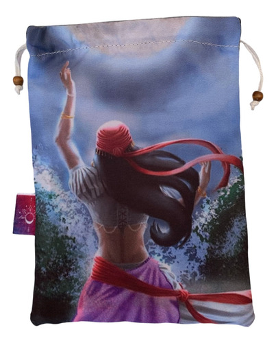 Bolsita Para Cartas De Tarot Modelo Gypsy Moonchild #i3