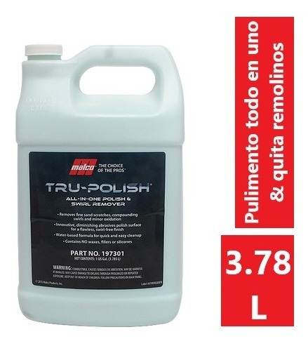 Malco Tru-polish All In One - Pulidor Para Autos - Terminado