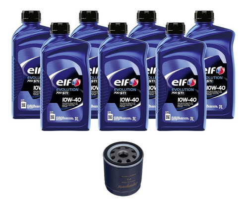 Kit Troca De Óleo Para Hilux 4x4 3.0 16v 2010 Elf 10w40