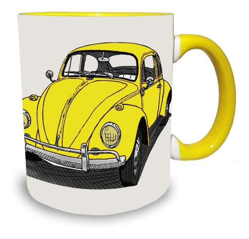 Taza Vocho Amarillo, Volkswagen.