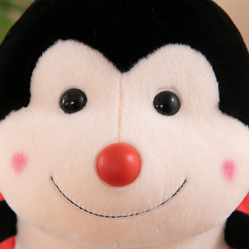 Brinquedo De Pelúcia De Joaninha De Sete Pontos De Desenho