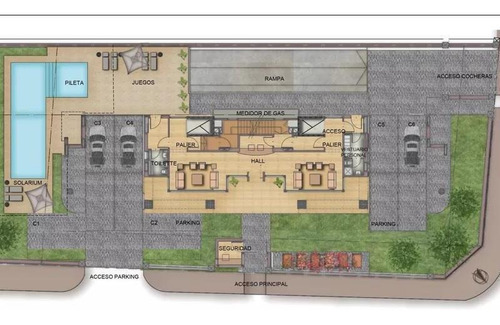 Imagen 3 de 21 de Departamento - Mart.-vias/santa Fe