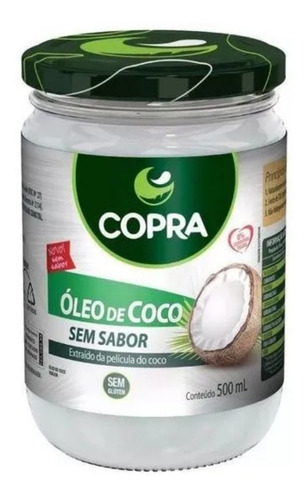 Óleo De Coco Sem Sabor 500ml Copra - Oferta!!