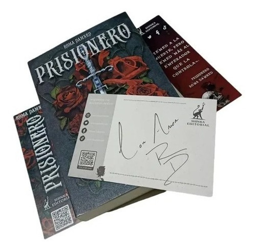 Imagen 3 de 3 de Prisionero - Roma Damned - Tarjeta Autografiada