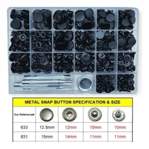 Comprar Broches A Presión Merceria Botones 12mm Y 14mm Marroquineria