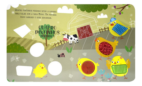Esconde-esconde Animado! Toque & Sinta:cinco Pintinhos Perdidos, De Mammoth World. Editorial Todolivro, Capa Mole Em Português