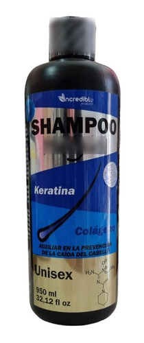 Shampoo Caida Del Cabello Con Keratina Y Colágeno 950ml