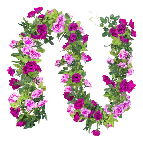 Guirnalda Artificial De Rosas En Forma De Guirnalda En Forma