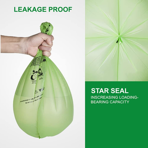 Bolsas De Basura Compostables Gfusion, 13 Galones, 100 Unida