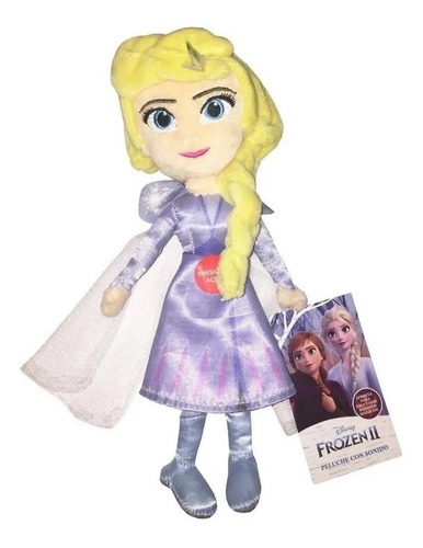 Imagen 1 de 1 de Disney Frozen Peluche Con Sonido 20 Cm Art 8512 By Creciendo