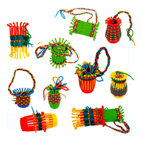 Bolsita Flortejedora Juego Didáctico Para Armar Tc8046 Cantidad De Piezas 1