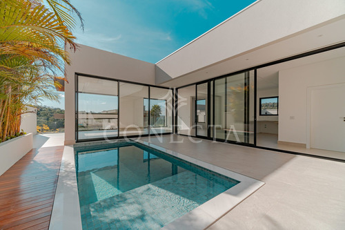 Imagem 3 de 16 de Gênesis Ii - Casa Nova - 4 Suítes - Espaço Gourmet- Melhor Alameda Do Condomínio. - Cncj1055