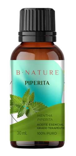 Aceite Esencial Menta Piperita Bnature 100% Puro 30 Ml