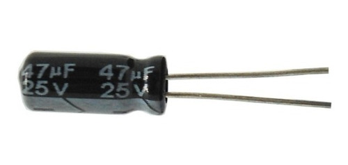 Condensador Electrolitico 47 Uf X 25 V  Pack De 5 Unidades