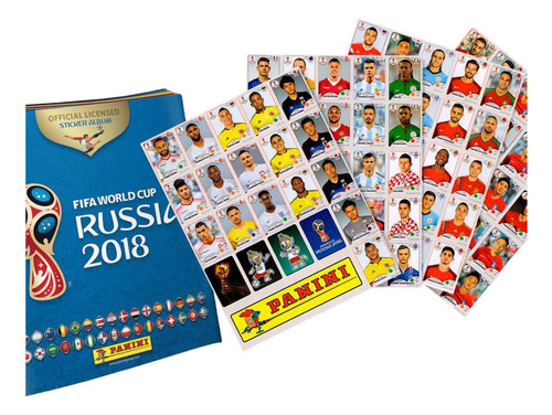 Set De Láminas Actualización Mundial Russia 2018