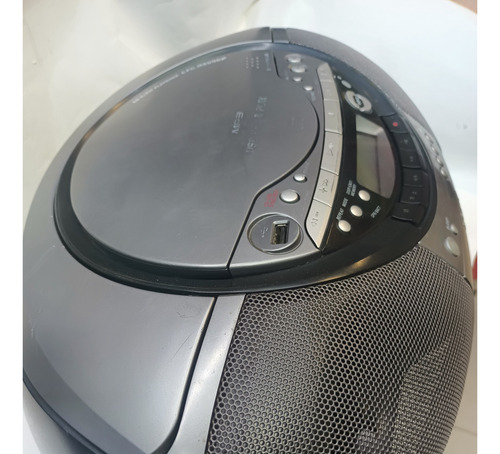 Radio Grabadora Sony Cassete Mp3, Usb C/control Usada Gris (Usado)