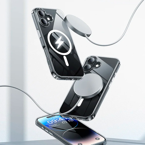 Case Magsafe Para iPhone 16 Pro Max 6.9 Transparente