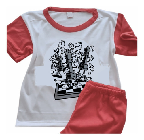 Pijamas Futbol Infantiles Estampadas Personalizadas - 0511