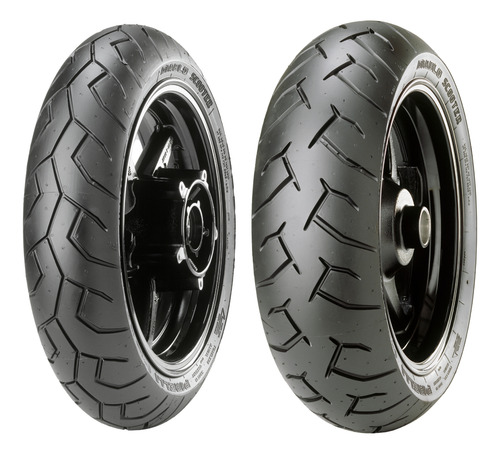 Kit Pneu Pirelli Diablo Scooter 90/90-14 46p + 100/90-14 57p