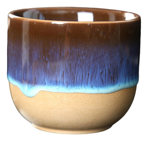 Tazas De Té De Cerámica Juego De Té De 150 Ml Marrón