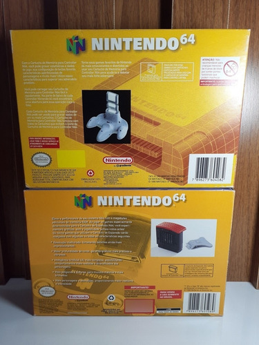Expansion Pak E Memória Card Na Caixa Nintendo 64. (Usado)