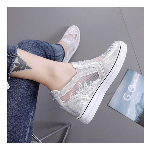 Mocasines Mujer Zapatos Casuales Con Diamantes De Imitación