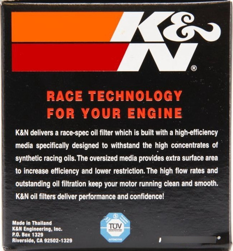 Filtro De Aceite K&n Aprilia Rsv4 Rr 1000 2015 A 2017 Kn-138