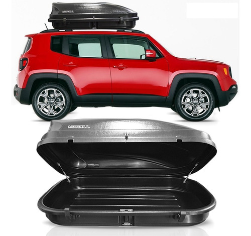 Bagageiro Maleiro De Teto Jeep Renegade Motobul 510 Litros