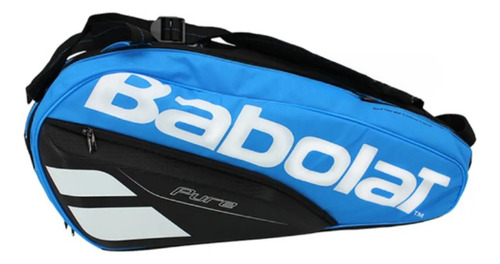 Raqueteira Babolat Pure 6r Térmica Preto E Azul