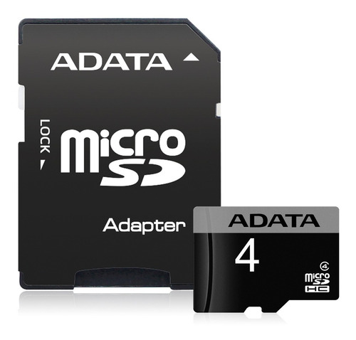 Adata Memoria Micro Sd Hc 4gb Clase 4 Celulares 4mb/s Mayoreo Barata 100% Original Sellada Nueva