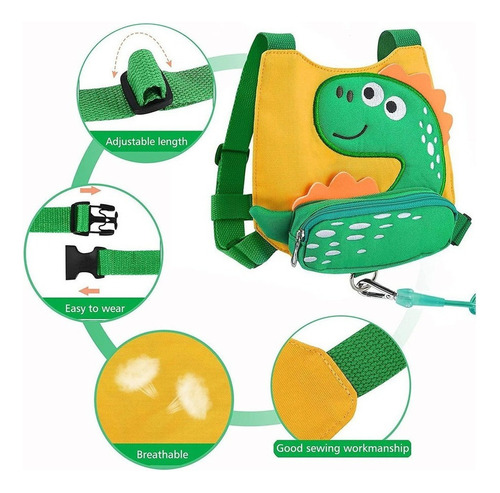 Arnés De Mochila For Niños Con Collar De Seguridad
